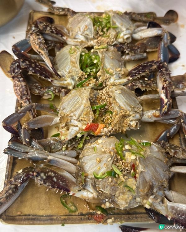任食醬油蟹，有辣有唔辣，非常抵食