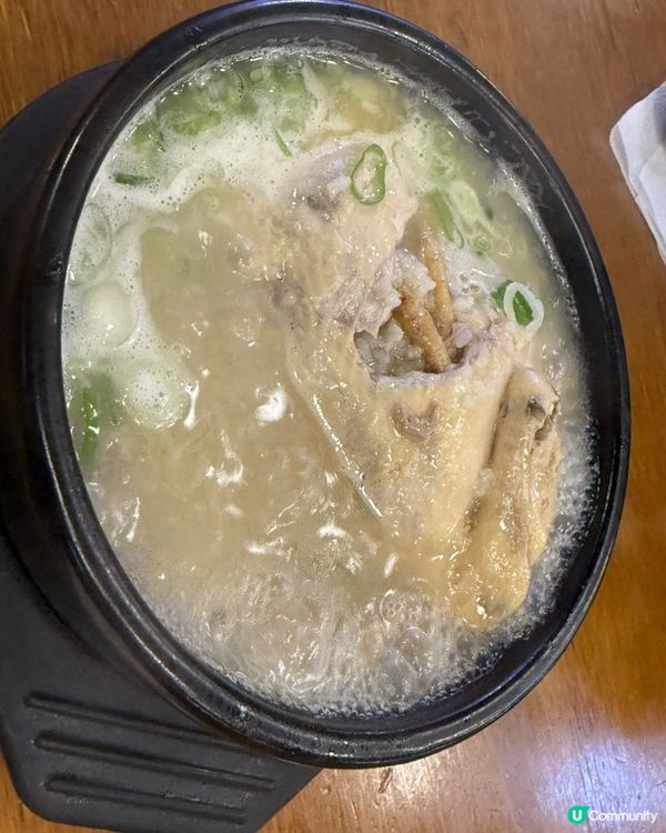 豬手，人蔘雞，海鮮煎餅