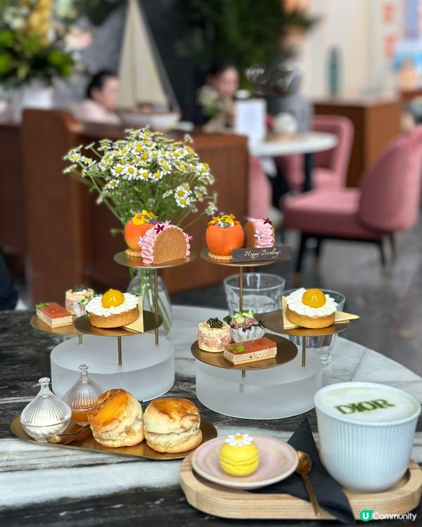 實測🍰 尖沙咀金普頓酒店 × Dior Beauty下午茶