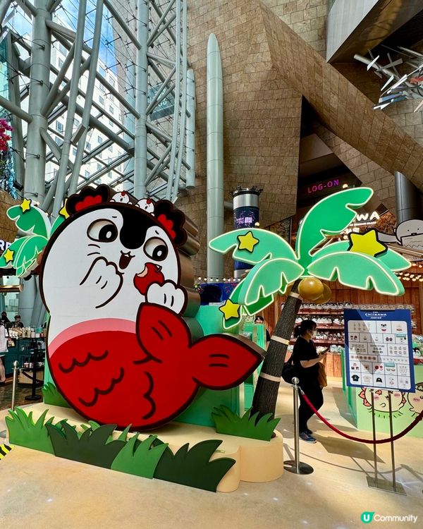 暑假必打咭-朗豪坊 Chiikawa 人魚島的秘密限定展覽