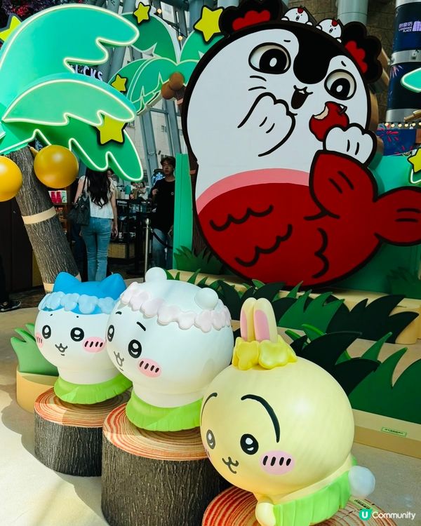 暑假必打咭-朗豪坊 Chiikawa 人魚島的秘密限定展覽