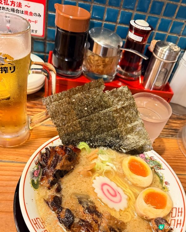 大阪拉麵🤤 花丸軒值回票價！