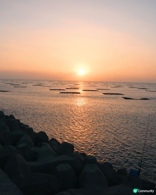 台南日落靚景，安平觀夕平台📸🌅