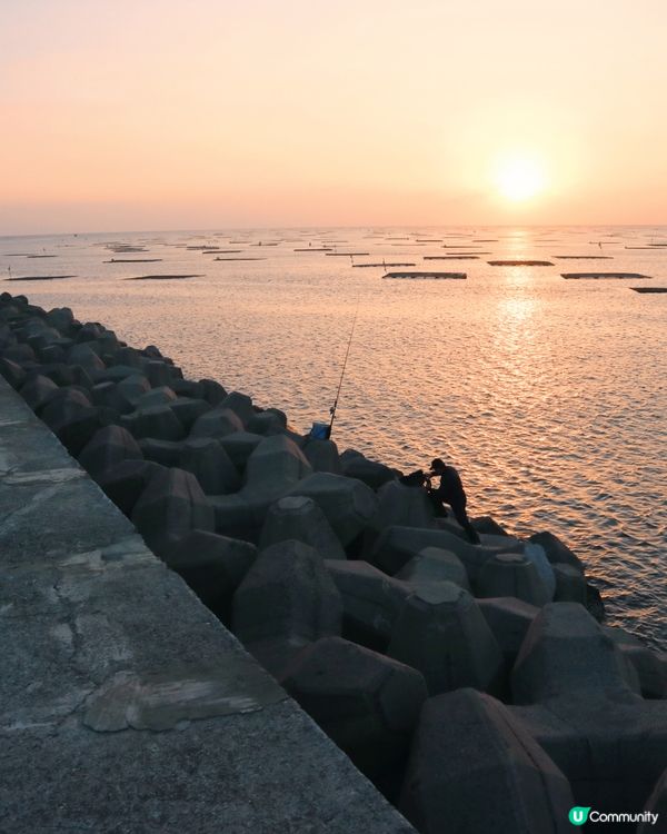 台南日落靚景，安平觀夕平台📸🌅