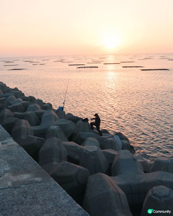 台南日落靚景，安平觀夕平台📸🌅