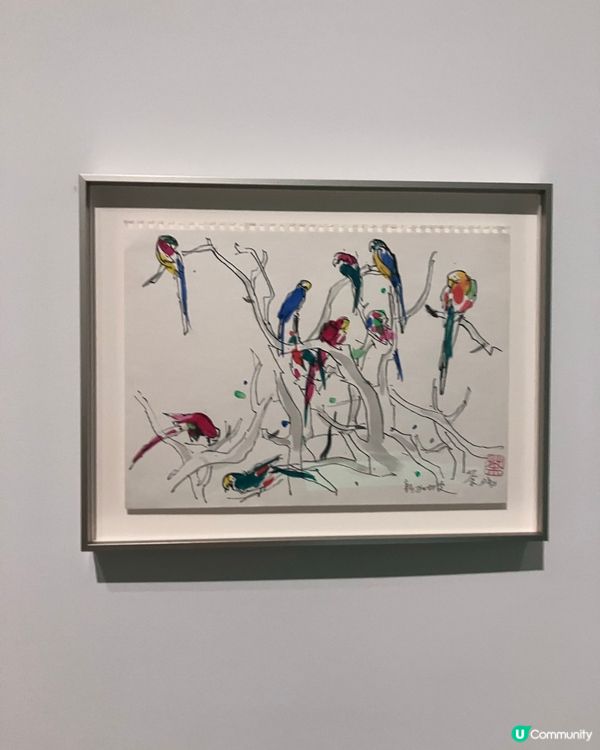 小人物的山水畫展出