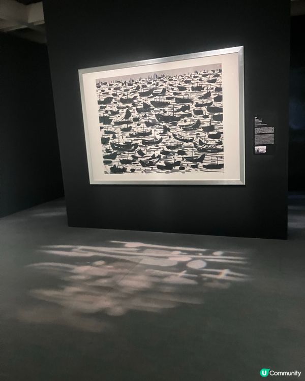 小人物的山水畫展出