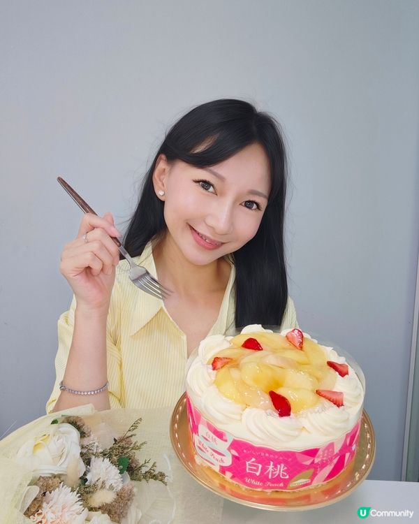 消暑白桃甜點，治癒夏日！🍑