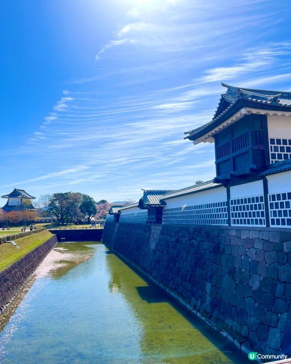 日本百大名城🌸 金澤城賞櫻絕景😍