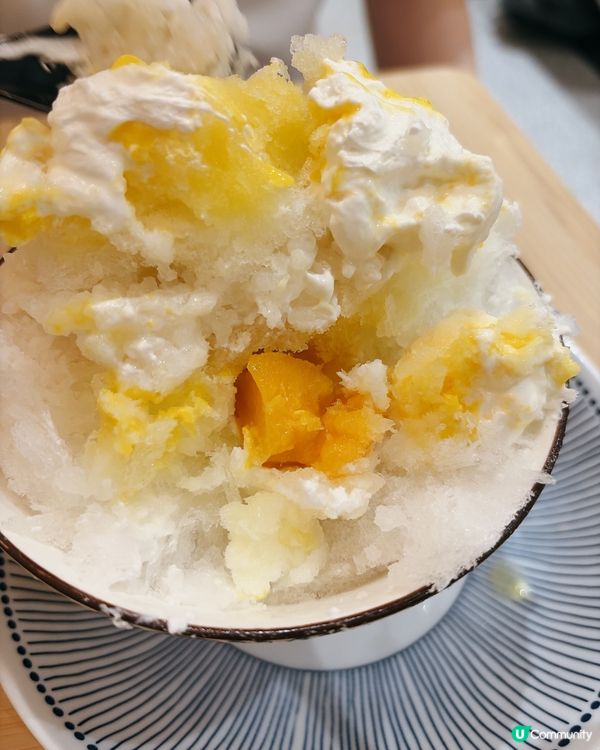 旺角新開刨冰🍧$88超大份🥭芒草糯米飯刨冰🍧