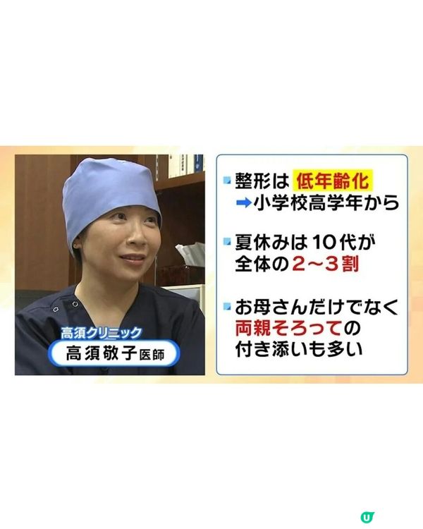 日本整容低齡化暑假檔期生意暴增😱指受「1因素」影響！醫生揭有阿媽強迫仔女割雙眼皮？