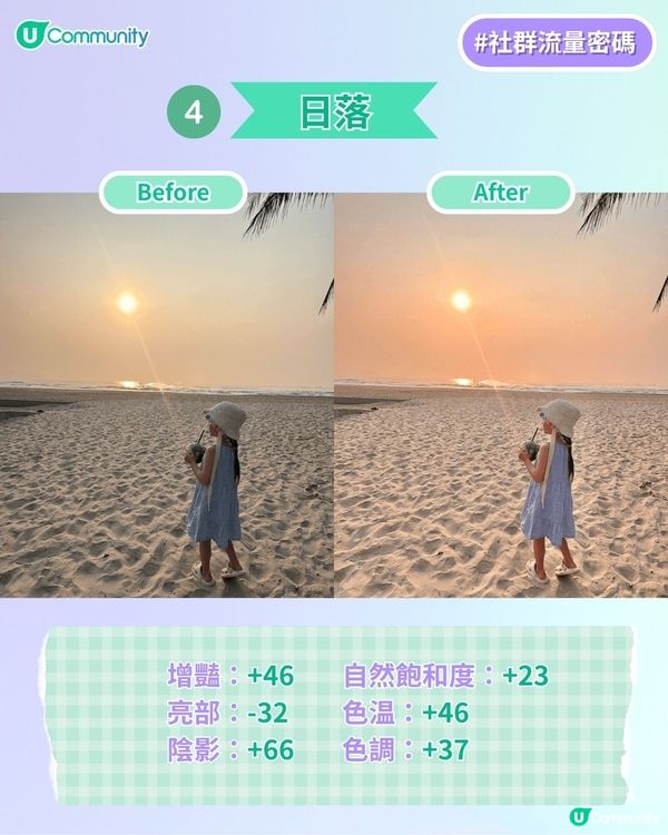 【iPhone內置功能🌟】5 個日常場景適用調色參數！