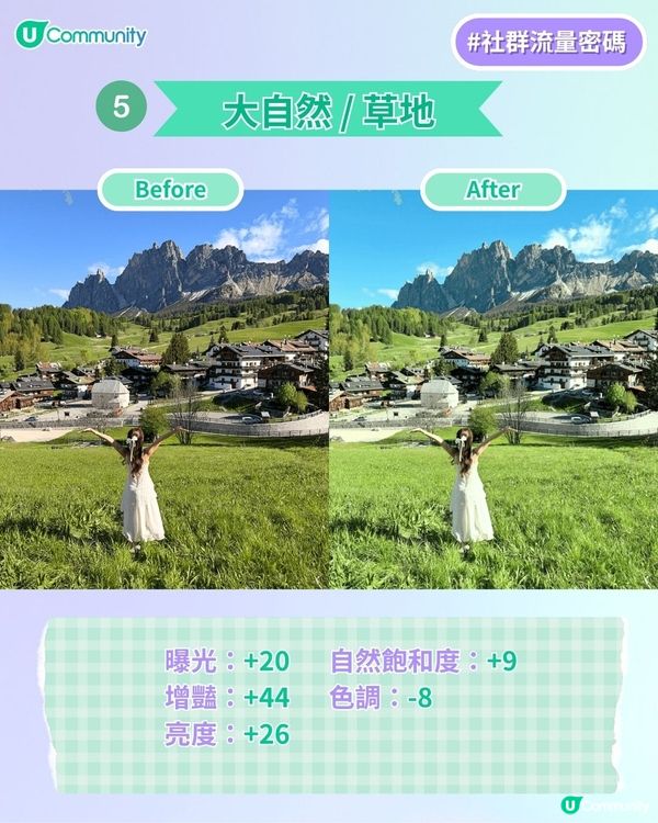 【iPhone內置功能🌟】5 個日常場景適用調色參數！