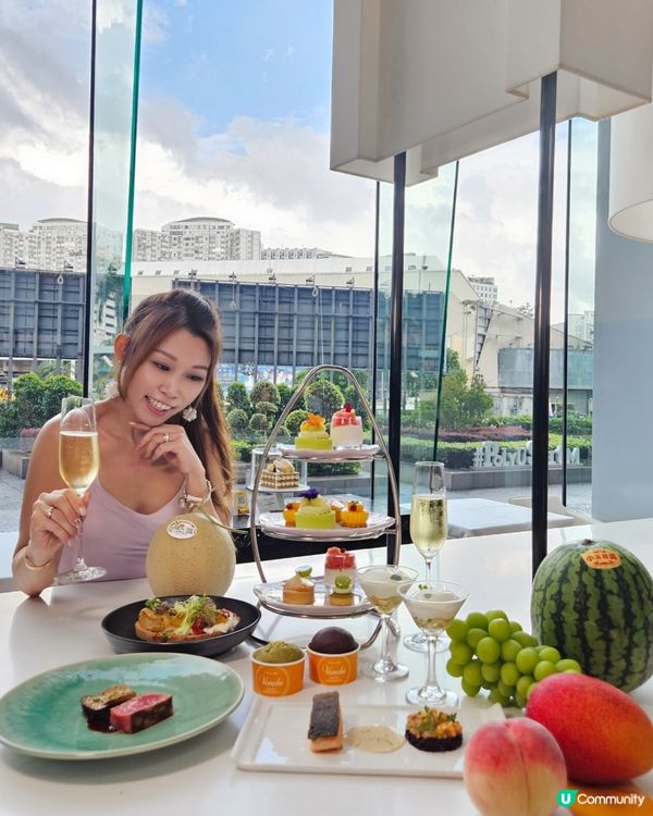 好開心同好姊妹黎到 Hotel ICON品嚐「果香藝匠下午茶...