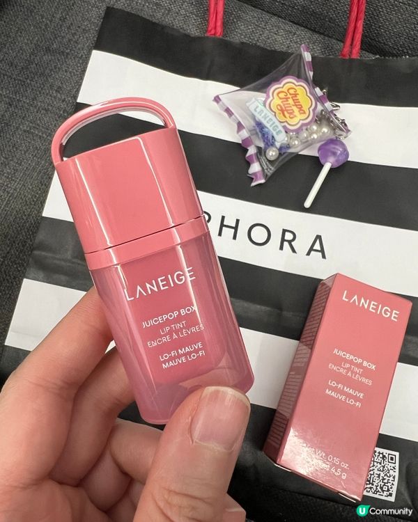銅鑼灣快閃！Laneige唇釉＋珍寶珠吊飾暴擊💄