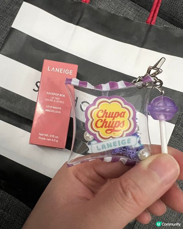 銅鑼灣快閃！Laneige唇釉＋珍寶珠吊飾暴擊💄