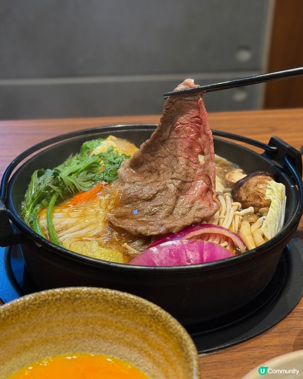 一個人衝深圳食壽喜燒🍜💸
