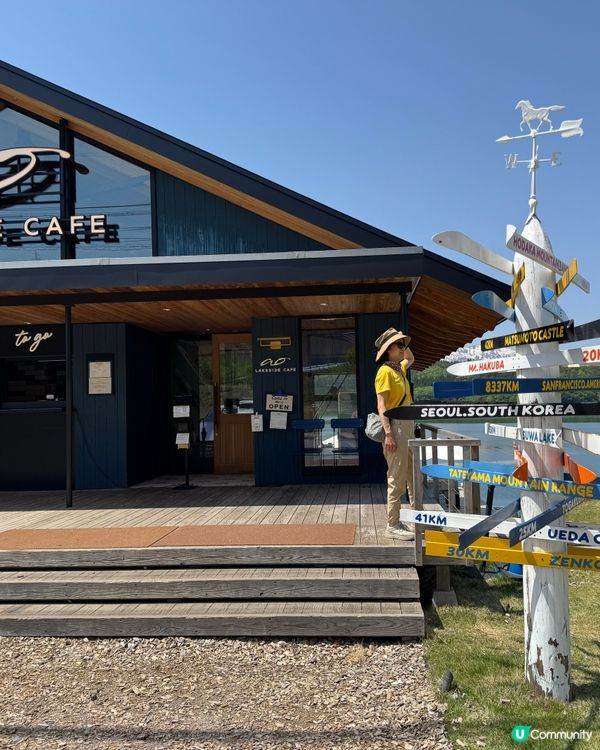 絕美湖景Cafe☕️🤍 長野必去！🇯🇵