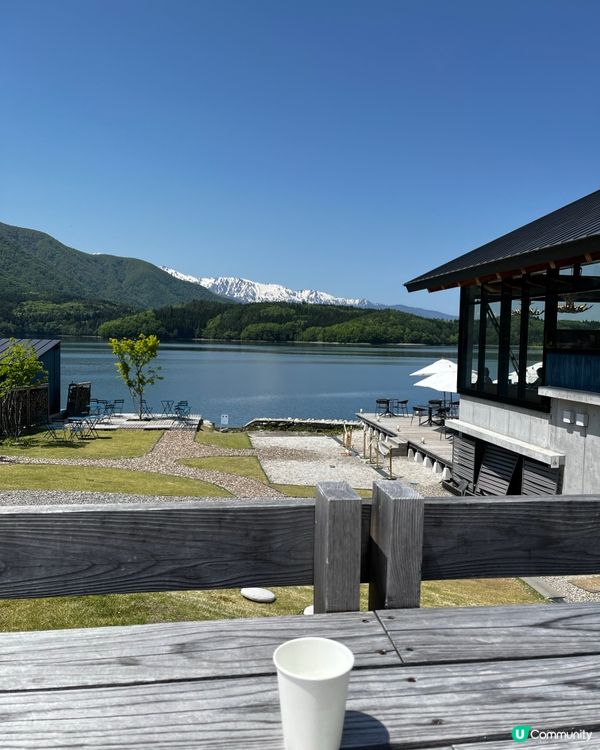 絕美湖景Cafe☕️🤍 長野必去！🇯🇵