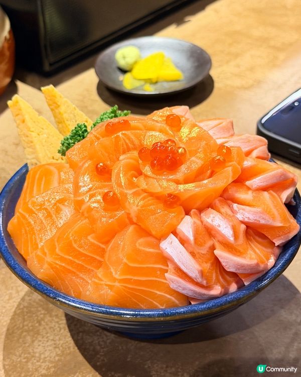 大阪三文魚丼🍣✨好chill！