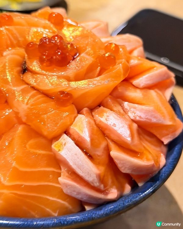 大阪三文魚丼🍣✨好chill！