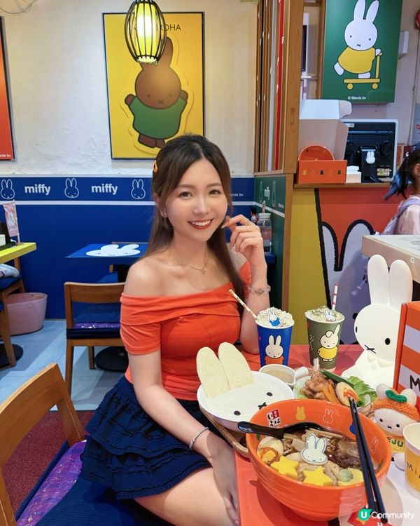  🍜富山麵家 x Miffy🐰夢幻聯乘拉麵店🧡💙