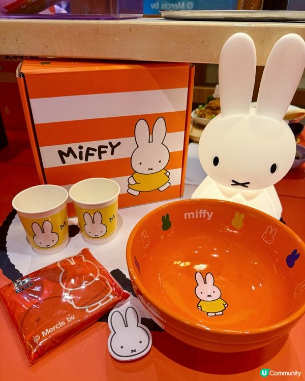  🍜富山麵家 x Miffy🐰夢幻聯乘拉麵店🧡💙