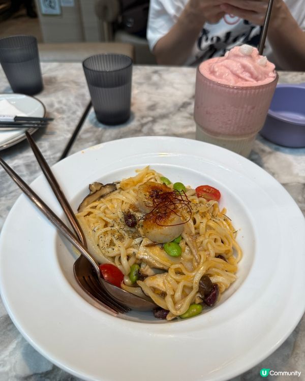 【 假日搵食推介】台式元貝手作麵😚😋