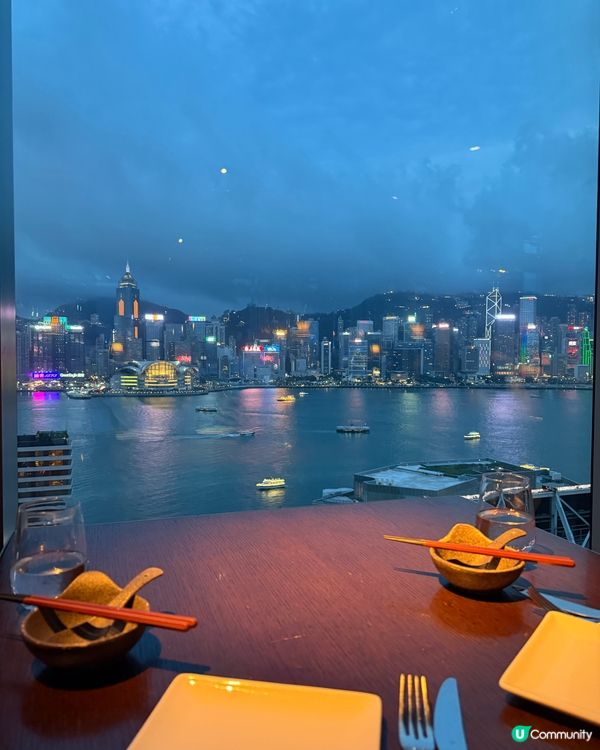 尖沙咀high eng餐廳 270度飽覽維港🌃