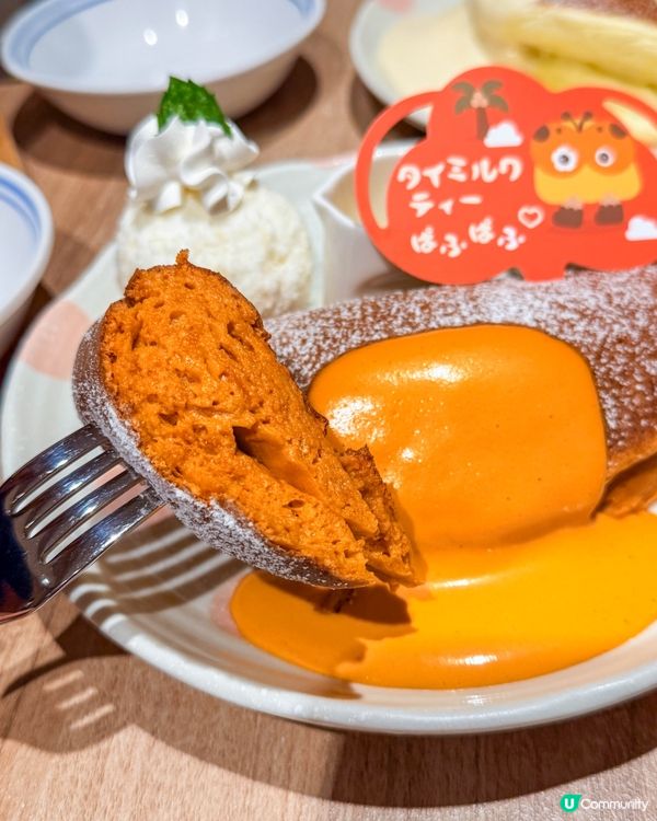台北美食｜泰奶控必吃！季節限定「泰奶椰香冰淇淋鬆餅」