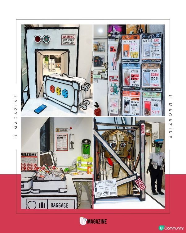 紙皮打造超現實機場「51號跑道」！美國藝術家打造玩味展覽登陸中環畫廊📦✈️
