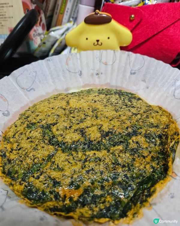 菠菜雞蛋餅