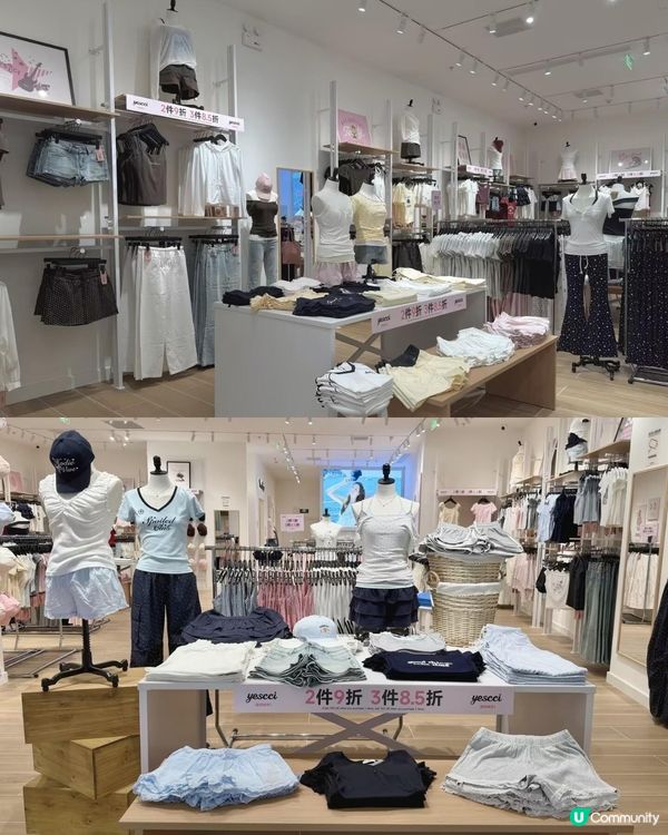 深圳連鎖韓系女裝店 YESCCI 👚共8間分店! 韓系/BM風/甜美少女風