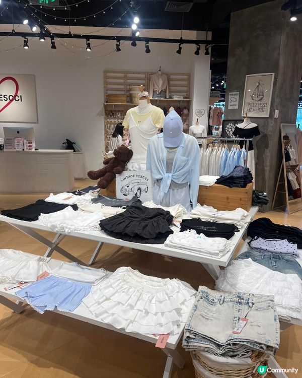 深圳連鎖韓系女裝店 YESCCI 👚共8間分店! 韓系/BM風/甜美少女風