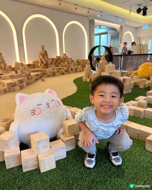 小白鷺餐廳 工作坊、彈床、積木📷打卡