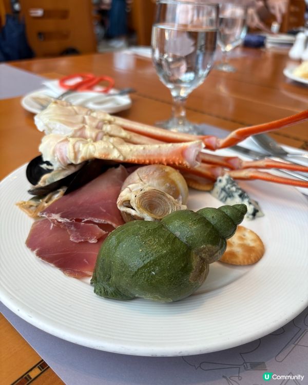 和同事一起吃午餐自助餐