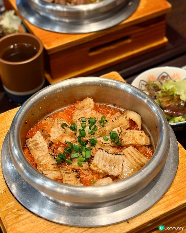 《韓式釜飯體驗🔥特級牛頸脊 & 灸燒左口魚》