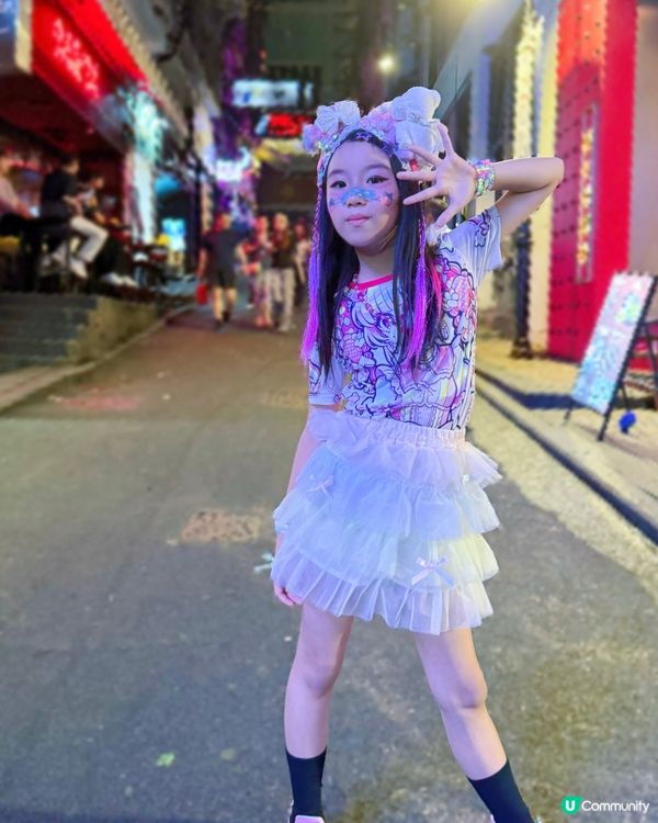【母女初の挑戰Decora彩虹🌈穿搭體驗】