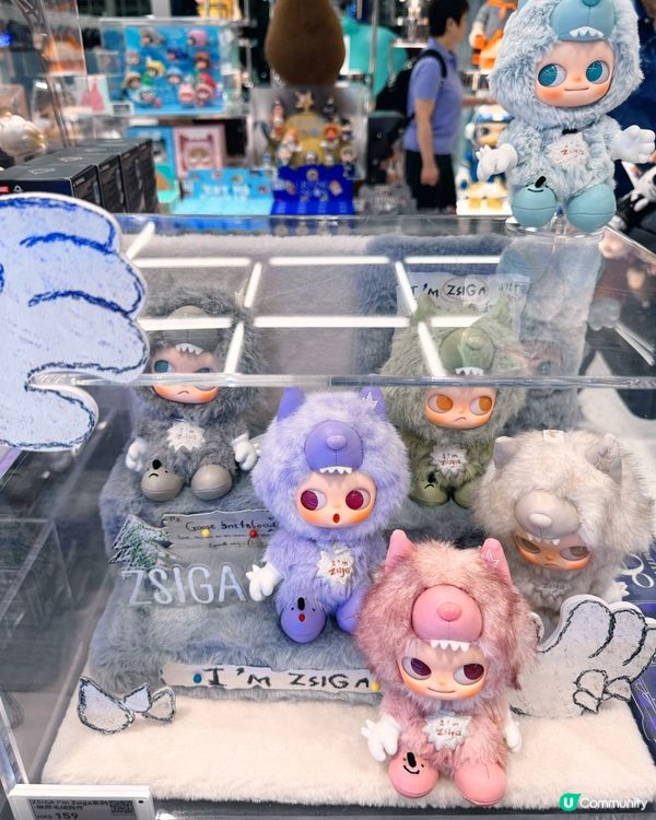 機場泡泡瑪特✈️買晒限定盲盒！🤩