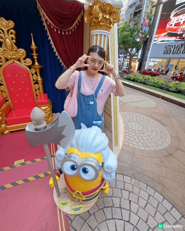 時代廣場minions