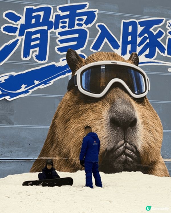 我們去左廣州熱雪奇蹟學滑雪，無論是滑雪區定娛雪區都跟香港水上...