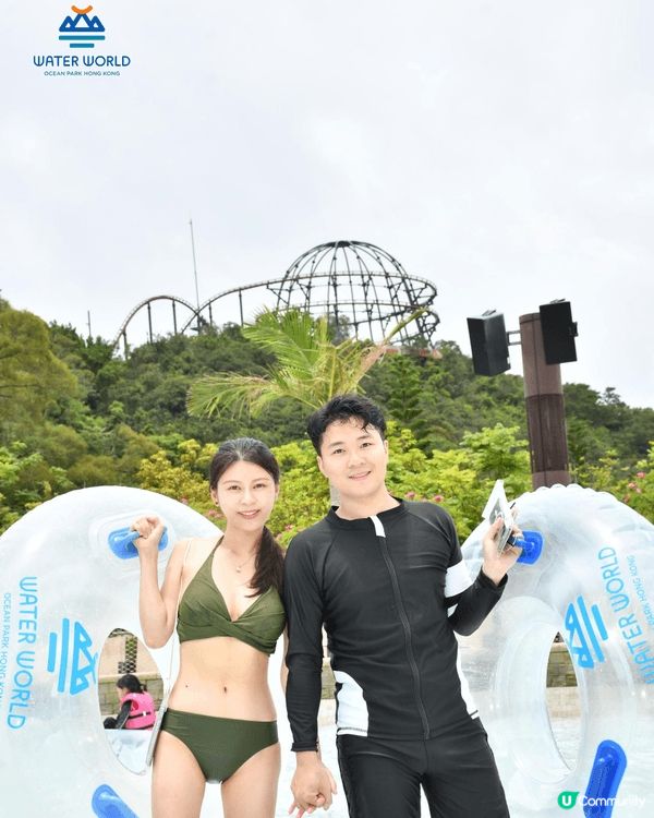 上年去海洋公園水上樂園玩，超開心！希望今年抽中，可以再去！