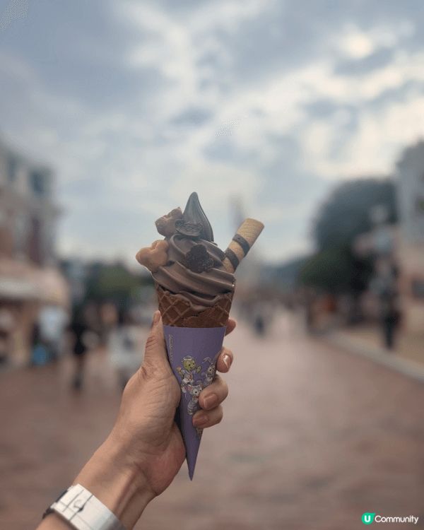 第一張在香港disneyland 夏日炎炎食雪糕