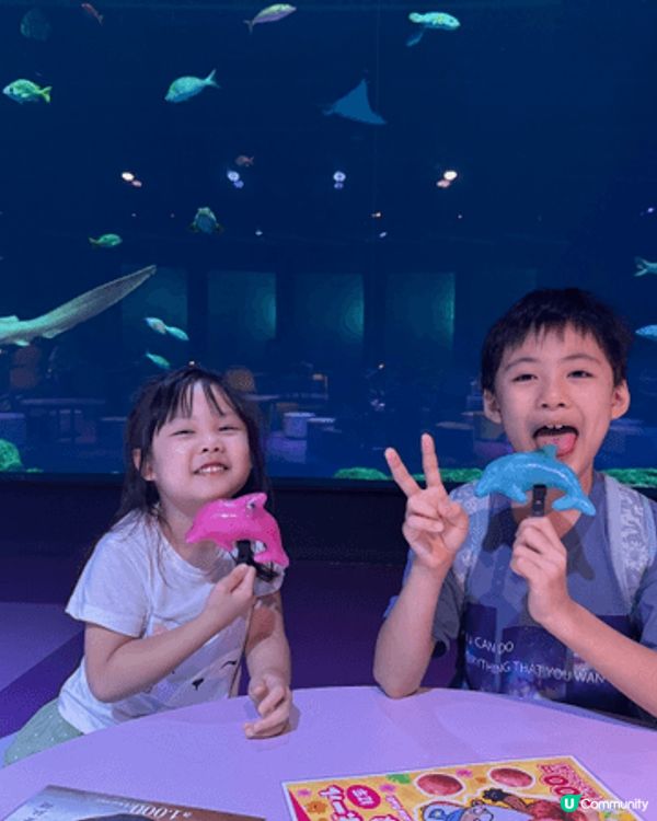 去沖繩玩浮潛，去DMM水族館和兒童王國
