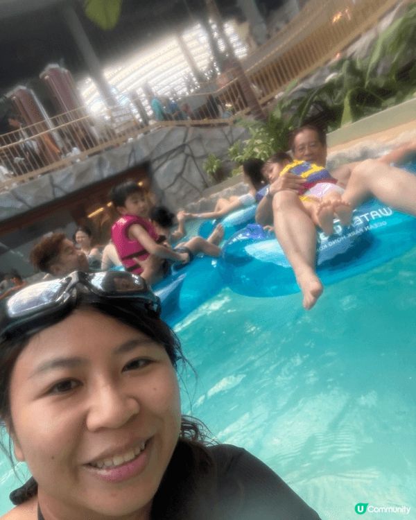 好想一家大細再去過，海洋公園水上樂園係一個適合一家老小玩的地...