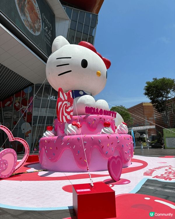 深圳快閃打卡地點：大悅城，有數個Hello Kitty打卡位...