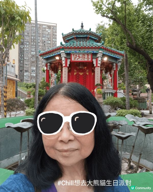 大熱天時去黃大仙廟，對住亭台樓閣亦可一解暑氣！
