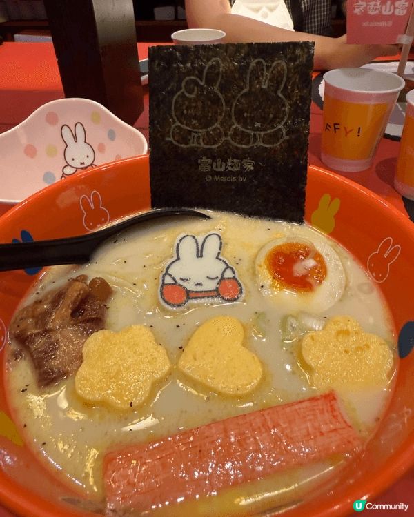 上星期去咗食Miffy主題拉麵，超級適合女仔去打卡，每款主題...