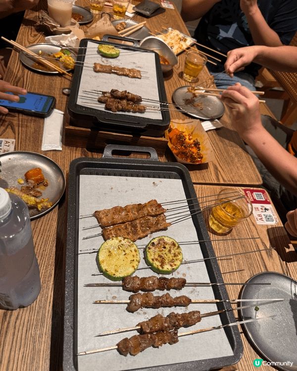 串燒，巴拿馬火腿夏天食最正！去睇糖雕又夠哂過癮～ 有咩好過夏...