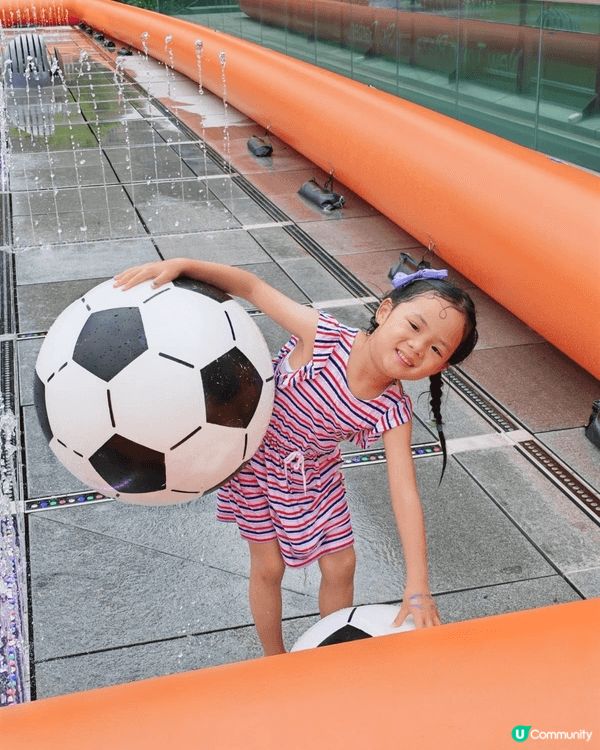 ⚽️新城市廣場大型水上充氣足球場💦